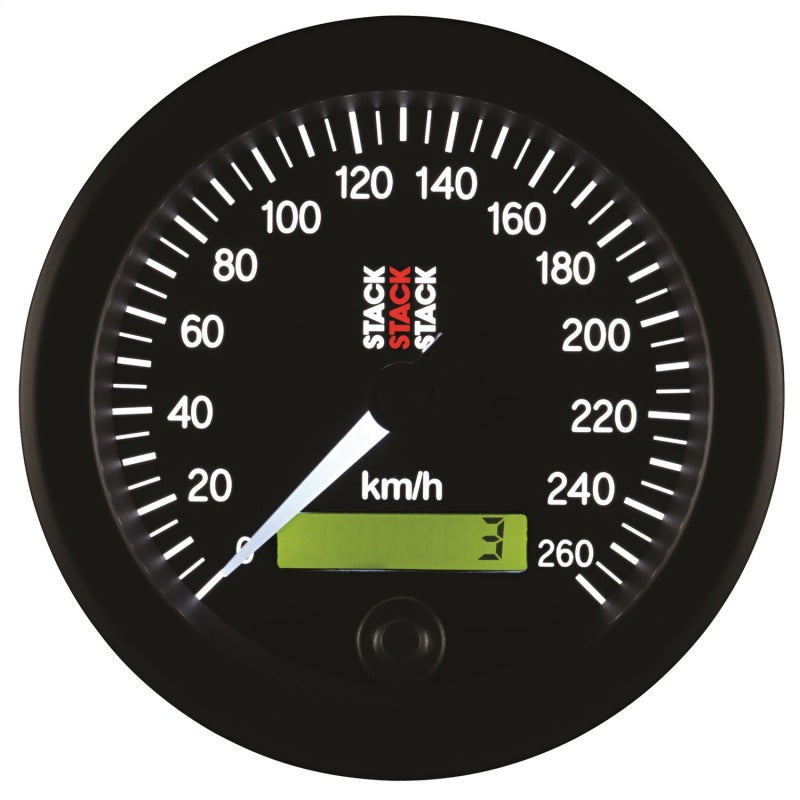Stack Auto Meter Autometer Stack 88mm 0-260 KM/H Electronic Speedometer - Black – Burton ...