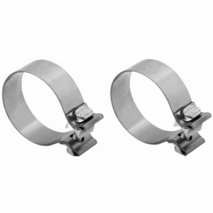 2.25" Stainless Steel Band Clamp, 2-Pack