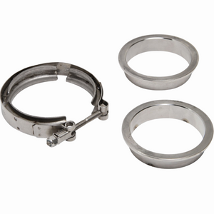 2.5" Exhaust V-band Clamp With Stainless Steel Flanges