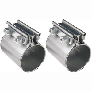 2.5" Stainless Steel Torca Exhaust Coupler Clamp 2-Pack
