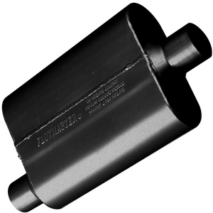 40 Series Chambered Muffler - 2.25" Inlet Offset/Outlet Centered