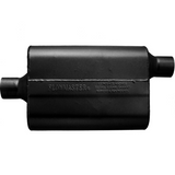 40 Series Chambered Muffler - 2.25" Inlet Centered/Outlet Offset