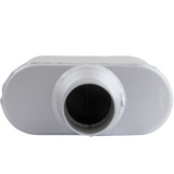 1-Chamber Small Muffler - 2.5" Inlet Centered/ Outlet Centered
