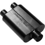 40 Series Chambered Muffler - 2.5" Inlet Dual/3" Outlet Centered