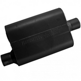 40 Series Chambered Muffler - 2.5" Inlet Offset/Outlet Centered