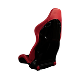 Falcon-S Composite FRP Reclining Seats - Red Leatherette (Black Stitching)