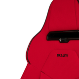 Viper X Series Sport Seats - Red Jacquard (Black Piping)