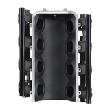 Holley EFI GM Gen V LT Ultra Lo-Ram Manifold Base & Port Injection Fuel Rails - Black Finish