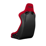 Venom-R Series Fixed Back Bucket Seat - Red Cloth / Carbon Fiber