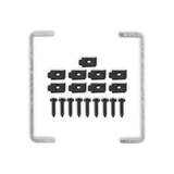 Holley EFI Chevy II/Nova 62-65 Dash Bezels - 6.86" Dash Panel