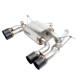 Dinan BMW M3/M4 15-20 Free Flow Axle-Back Exhaust - Black Tips