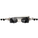 Dinan BMW M550i 18-23 Free Flow Axle-Back Exhaust - Black Tips