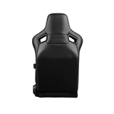 Elite-R Series Sport Seats – Black Jacquard (Black Stitching/Black Piping)