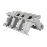 Holley EFI GM LS7 Hi-Ram Lower Manifold Base Only - Silver