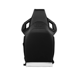 Alpha X Series Sport Seats - White Leatherette (Black Inserts)