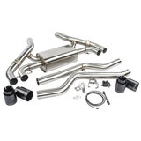 Dinan BMW M340i/M440i 20-24 Free Flow Axle-Back Exhaust - Black Tips