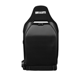 Viper X Series Sport Seats - Black Jacquard (White Piping)