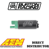 AEM 400lph E85-Compatible High Flow In-Tank Fuel Pump Single Barb Outlet