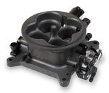 Holley EFI Universal 4BBL 1000CFM Throttle Body - Hard Core Gray