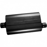 50 Series Chambered Muffler - 2.5" Inlet Centered/Outlet Offset