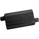 50 Series Chambered Muffler - 2.5" Inlet Offset/Outlet Offset