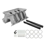 Holley EFI GM LS1/2/6 Hi-Ram Lower Manifold Base Only - Silver