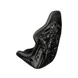 Falcon-S Composite Carbon Forged Bucket Seat - Black Alcantara (Black Stitching)