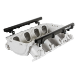 Holley EFI GM Gen V LT Lo-Ram Manifold Base & Port Injection Fuel Rails - Satin Finish
