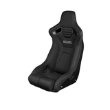 Elite-R Series Fixed Back Bucket Seat - Black Polo Cloth