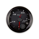 Holley EFI Fuel Level Gauge - 2-1/16" Black Face
