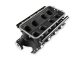 Holley EFI 8.2" SBF Ford Hi-Ram Manifold w/ 95mm LS TB Flange Top - Black
