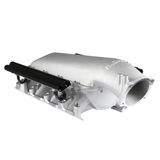 Holley EFI GM LS3/L92 Lo-Ram Manifold Base & Fuel Rails Dual Fuel Injector - Satin Finish