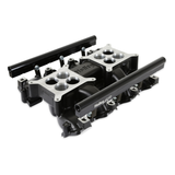 Holley EFI LS3/L92 2x4 Dual Plane Mid-Rise Intake Manifold - Black