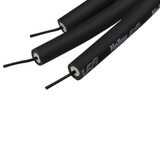 Holley EFI GM LS Spark Plug Wire Set - Cut to Fit - Black/Black Boots (Straight)
