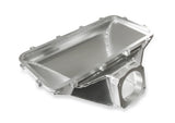 Holley EFI LS TB Hi-Ram 95mm Fabricated Side Mount Plenum Top - Silver Finish