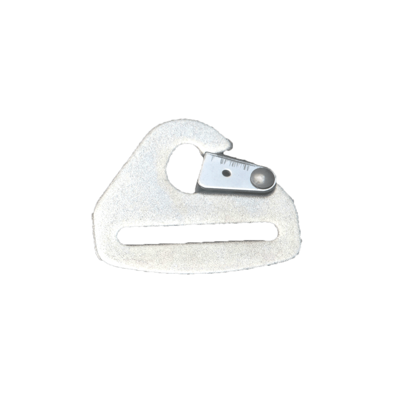 Seat Belt Mounting Hardware (Snap Hook End, Zinc Plated 2") Burton