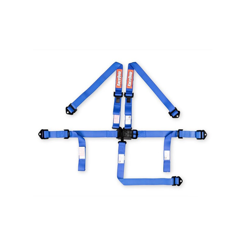 RACERDIRECT.NET Signature Series 5-Point Floor Mount Racing Harness – SFI 16.1 – Yellow