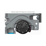 Holley EFI Ford 351W Hi-Ram Manifold Kit w/ 95mm LS TB Flange Top - Silver