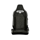 Viper X Series Sport Seats - Black Alcantara (Honeycomb)