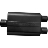 40 Series Chambered Muffler 409S - 3" Inlet Centered/Outlet Dual