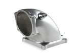 Holley EFI LS Billet 4500 Throttle Body Intake Elbow - Silver Finish