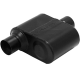 Super 10 Chambered Muffler 409S - 2.5" Inlet Offset/Outlet Centered