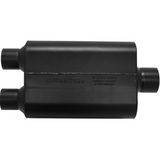 Super 44 Chambered Muffler 409S - 2.5" Inlet Dual/3" Outlet Centered