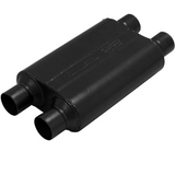 Super 44 Chambered Muffler 409S - 2.5" Inlet Dual/Outlet Dual