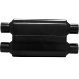 Super 44 Chambered Muffler 409S - 2.5" Inlet Dual/Outlet Dual