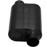 Super 40 Chambered Muffler 409S - 3.5" Inlet Offset/Outlet Offset