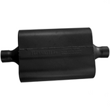 40 Series Delta Flow Chambered Muffler - 2" Inlet Centered/Outlet Centered
