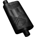 50 Series Delta Flow Chambered Muffler - 2" Inlet Offset/Outlet Centered