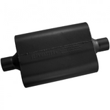 40 Series Delta Flow Chambered Muffler - 2.25" Inlet Centered/Outlet Centered