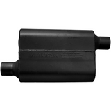 40 Series Delta Flow Chambered Muffler - 2.25" Inlet Offset/Outlet Offset